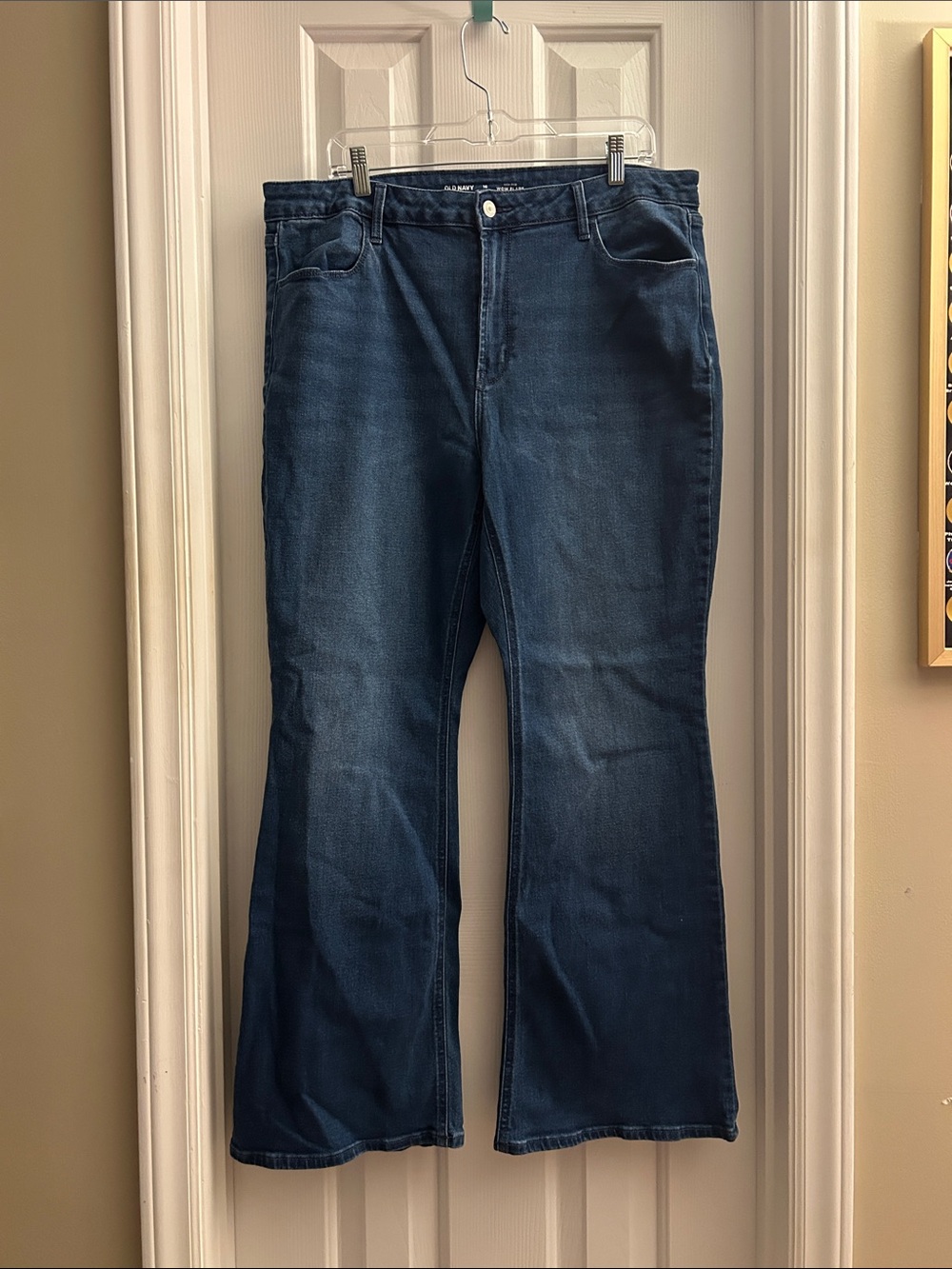 Old Navy Dark Indigo Flared Jeans